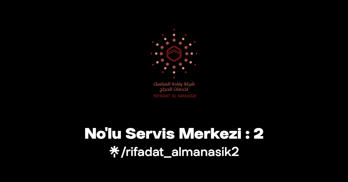 No&#x27;lu Servis Merkezi : 2