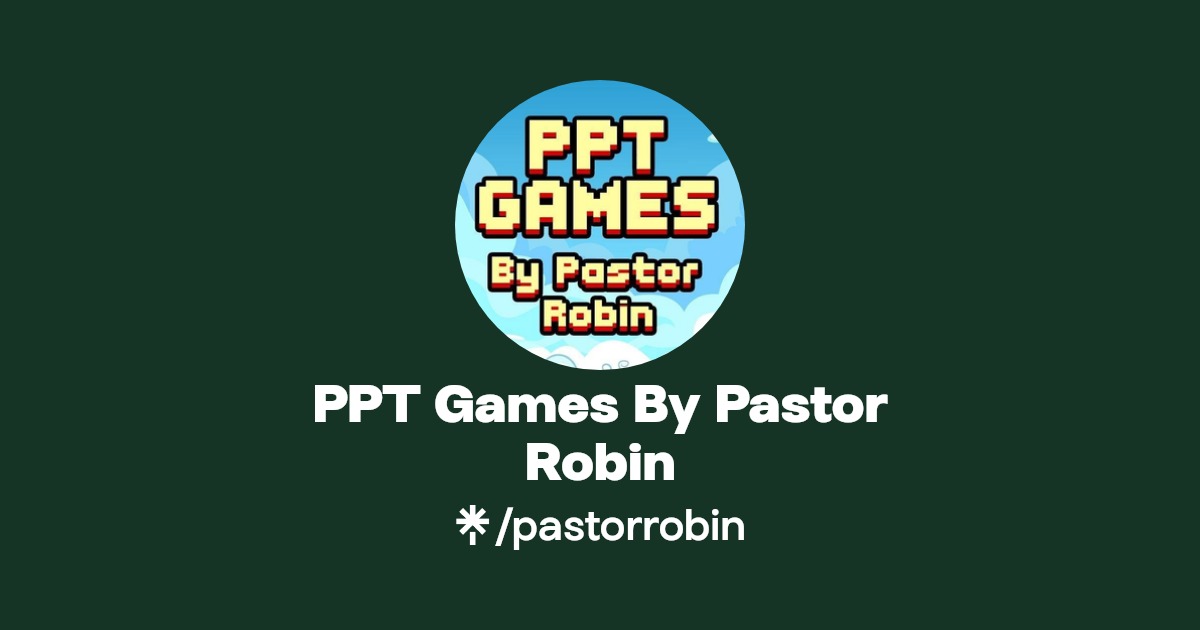 PPT Games By Pastor Robin