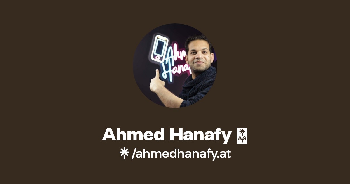 Ahmed Hanafy ?